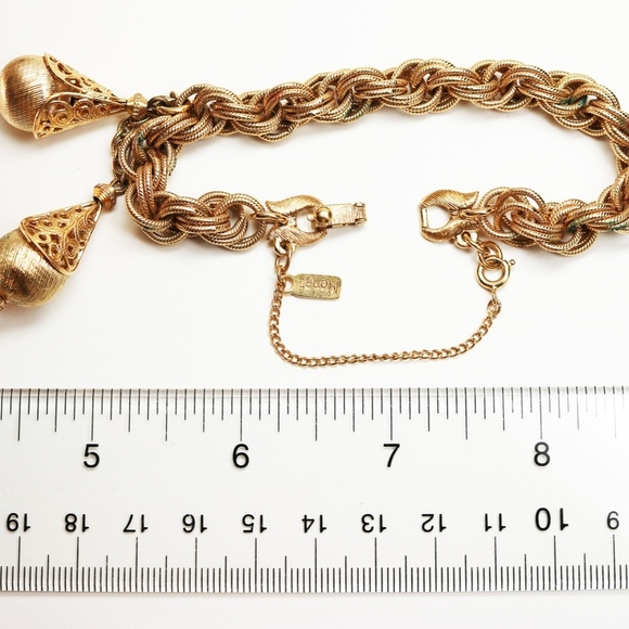 MONET 1961 BOLERO BRACELET GOLD OR SILVER - Picture 8 of 8